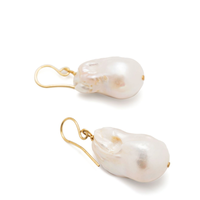 GRAINY EARRINGS GOLD/WHITE