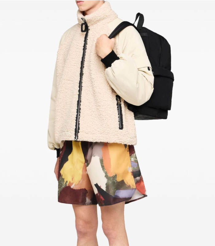 COLOUR BLOCK TRACK JACKET BEIGE