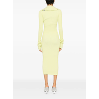 RIB DRESS YELLOW