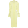 MAISON MIHARA YASUHIRO RIB DRESS YELLOW
