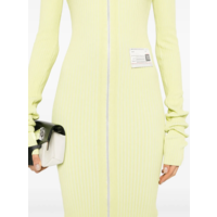 RIB DRESS YELLOW