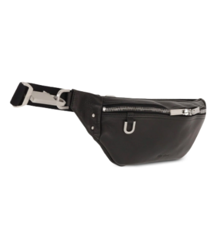 MARSUPIO IN PELLE GEO BUMBAG BLACK