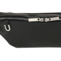 MARSUPIO IN PELLE GEO BUMBAG BLACK