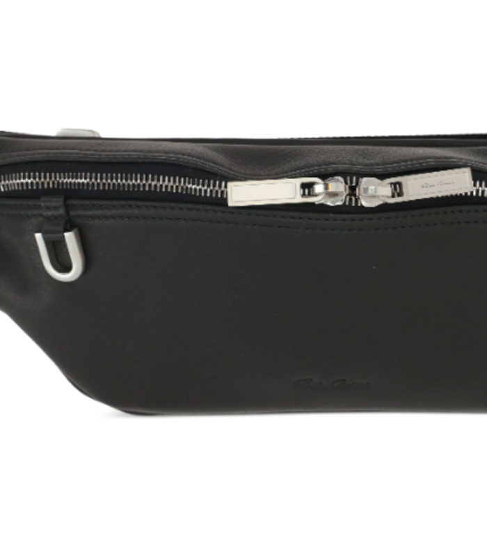 MARSUPIO IN PELLE GEO BUMBAG BLACK