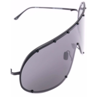 SUNGLASSES SHIELD BLK TEMPLE/BLK LENS