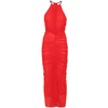 MUGLER DRESS COQUELICOT