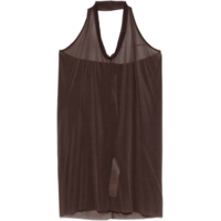 TOP HALTER T MAHOGANY