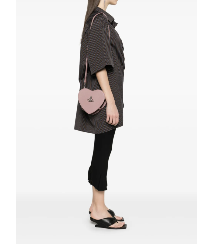 LOUISE HEART CROSSBODY PINK