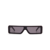 RICK OWENS SUNGLASSES GETHSHADES MAHOGANY TEMPLE/BLK LENS