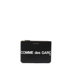 COMME DES GARÇONS WALLET WALLET HUGE LOGO BLACK