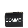 COMME DES GARÇONS WALLET WALLET HUGE LOGO BLACK