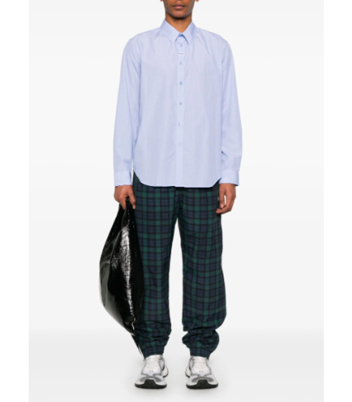 PRINTED TRACKPANT BLACK TARTAN