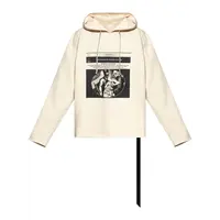 FELPA OVERSIZED HOODIE NATURAL/BLACK