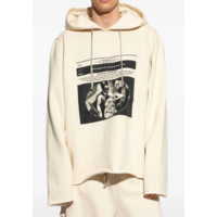 FELPA OVERSIZED HOODIE NATURAL/BLACK