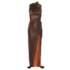 RICK OWENS LILIES ABITO SVITA GOWN RUST