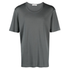LEMAIRE RIB U NECK T-SHIRT STORM GREY