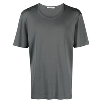 RIB U NECK T-SHIRT STORM GREY