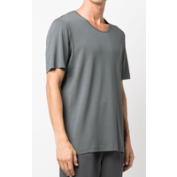 RIB U NECK T-SHIRT STORM GREY