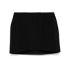 MUGLER show sculptural mini skirt black