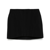 show sculptural mini skirt black