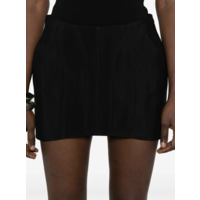 show sculptural mini skirt black