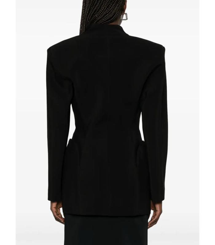 show sculptural jacket black