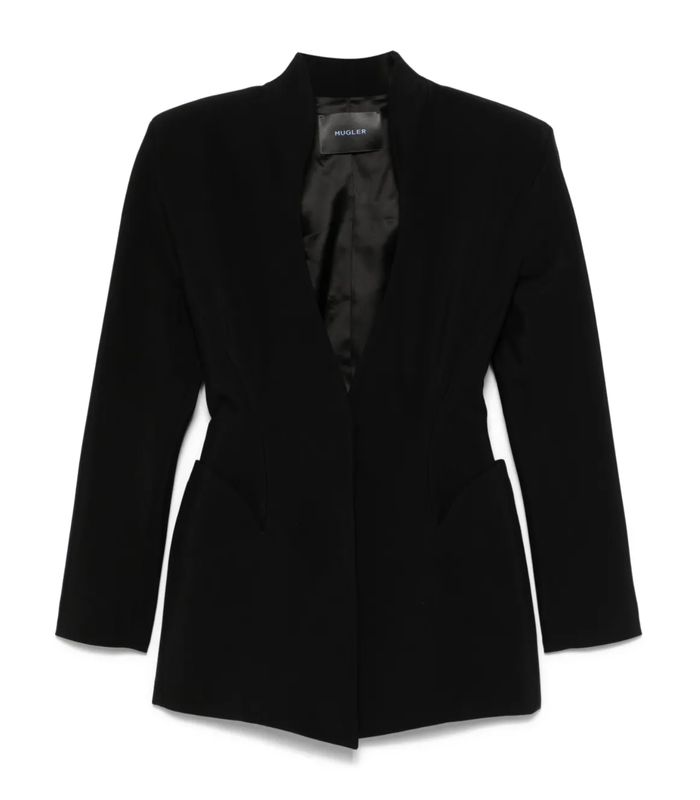 show sculptural jacket black