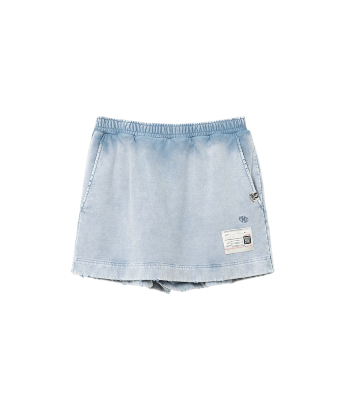 BLEACHED SHORTS BLUE