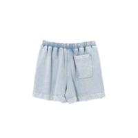 BLEACHED SHORTS BLUE