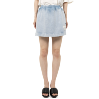 BLEACHED SHORTS BLUE