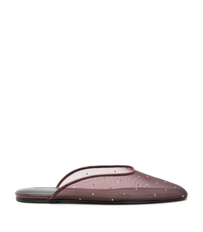 MULE FLATS BURGUNDY
