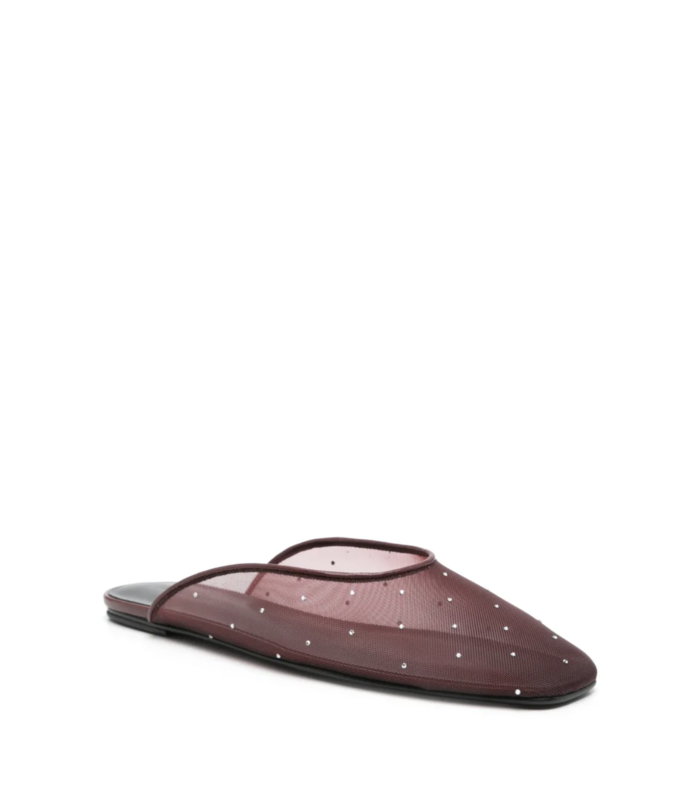 MULE FLATS BURGUNDY