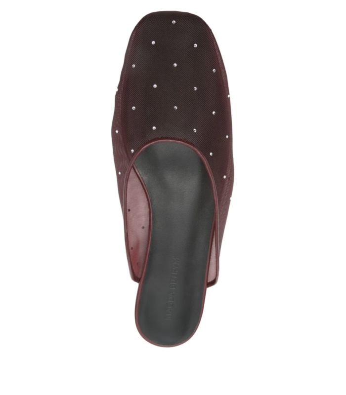 MULE FLATS BURGUNDY