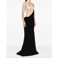 DRESS BLACK/NUDE