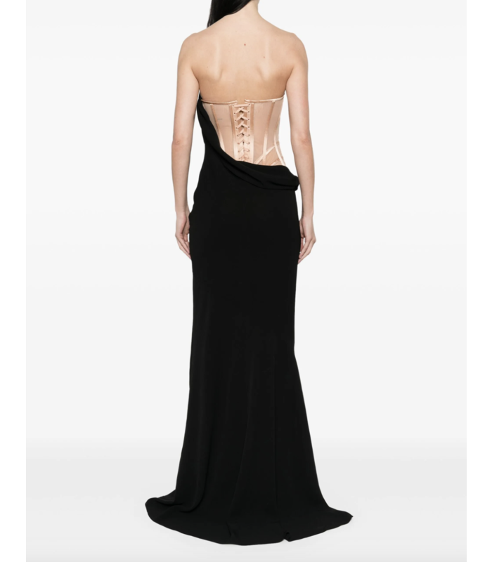 DRESS BLACK/NUDE