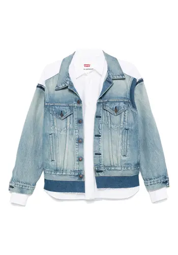 JUNYA WATANABE ladies jacket indigo x white JUNYA WATANABE ladies jacket indigo x white