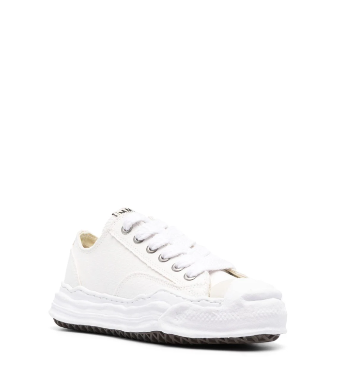 HANK ORIGINAL SOLE CANVAS LOW TOP SNEAKER WHITE