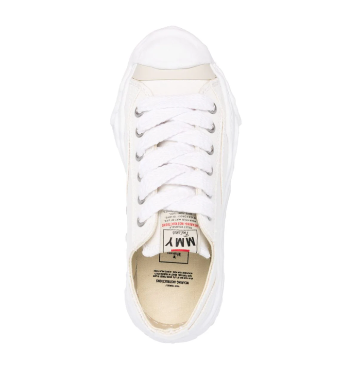 HANK ORIGINAL SOLE CANVAS LOW TOP SNEAKER WHITE