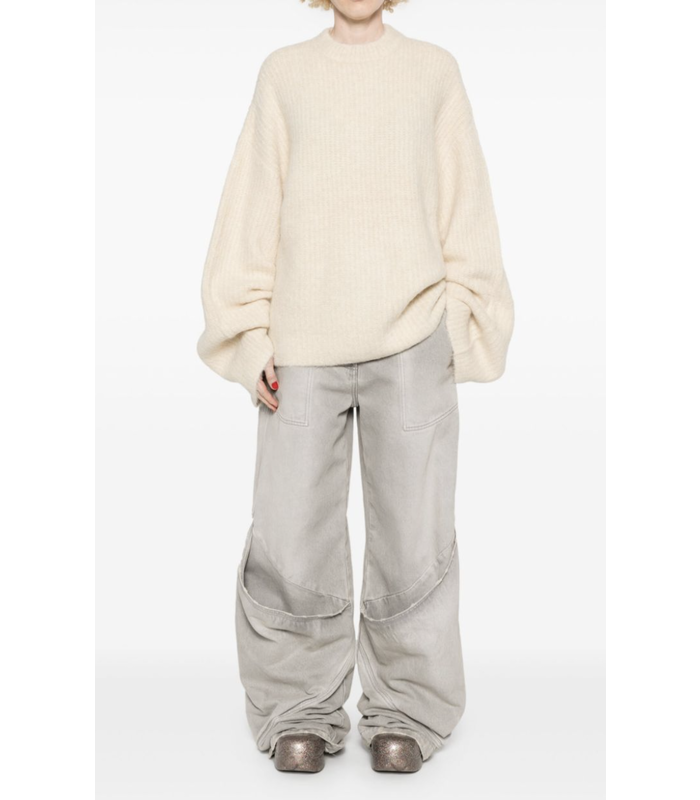 HEAVY KNIT CREW VANILLA
