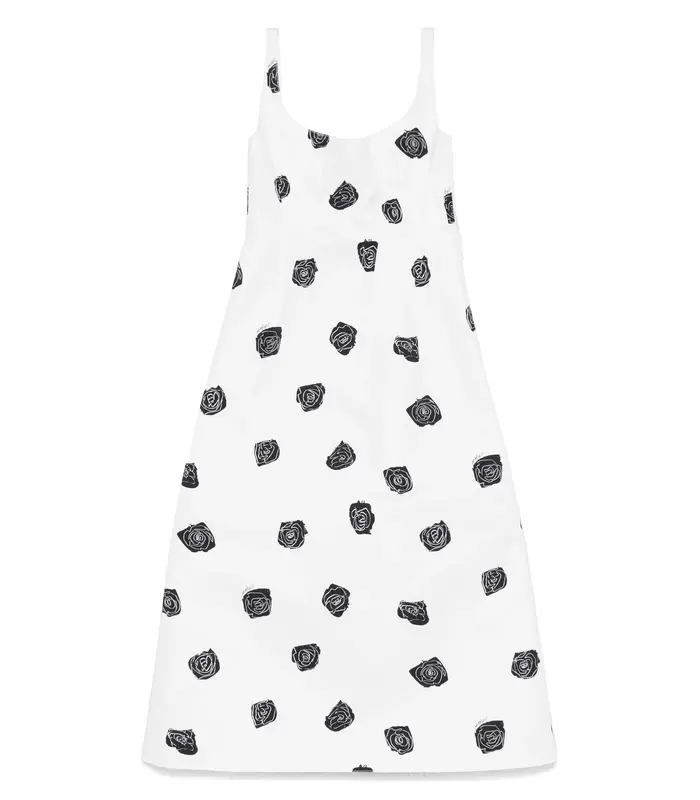 FLORAL DRESS WHITE