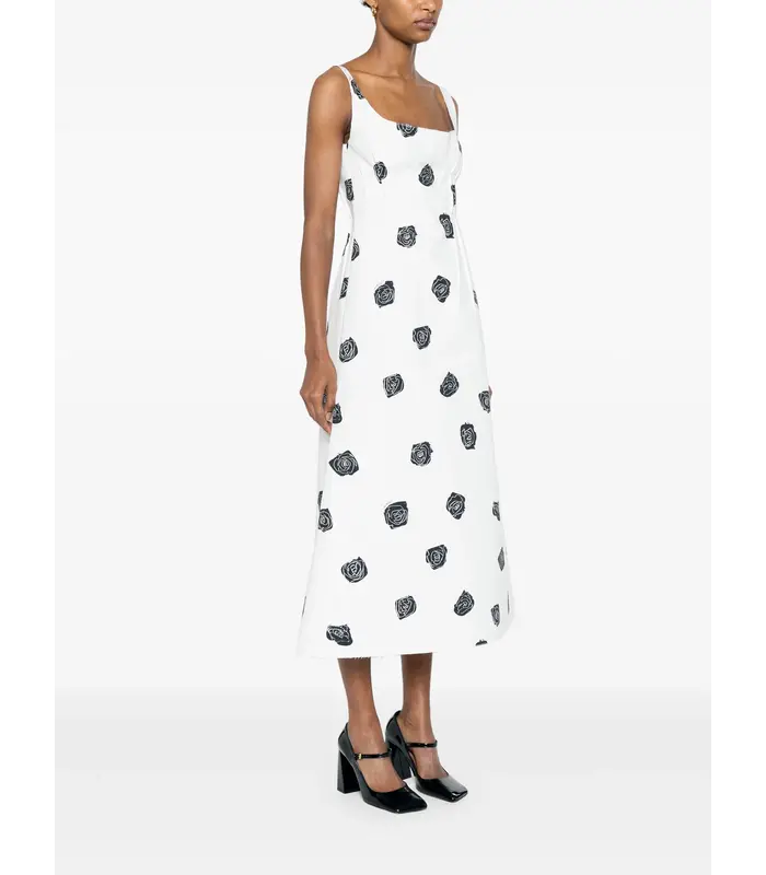 FLORAL DRESS WHITE