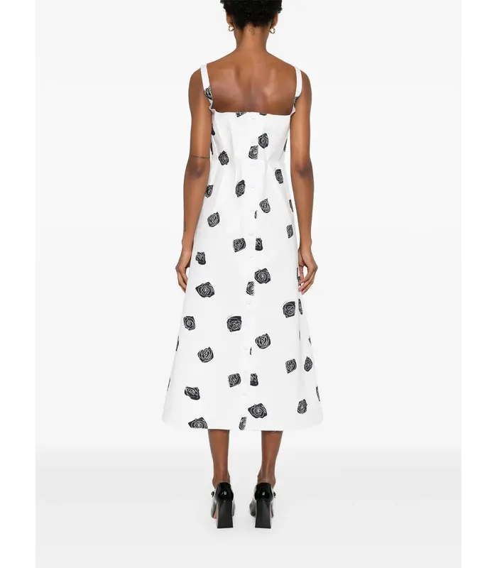 FLORAL DRESS WHITE