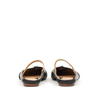 TABI BALLERINA MULE ELASTIC BAND BLACK
