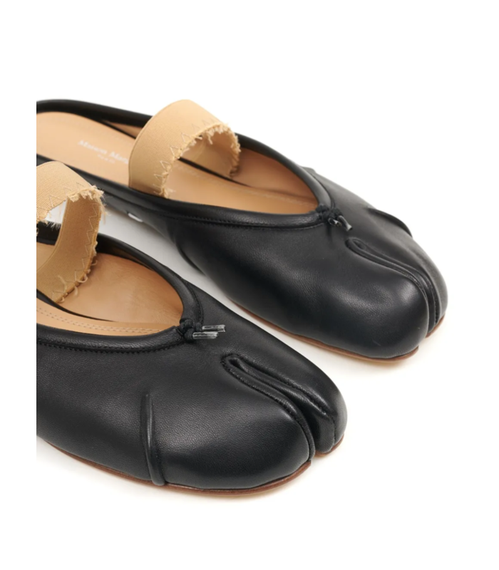TABI BALLERINA MULE ELASTIC BAND BLACK
