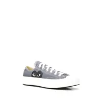 CHUCH TAYLOR 70 BLACK HEART LOW TOP SNEAKERS GREY