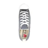 CHUCH TAYLOR 70 BLACK HEART LOW TOP SNEAKERS GREY