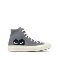 CHUCH TAYLOR 70 BLACK HEART HIGH TOP SNEAKERS GREY