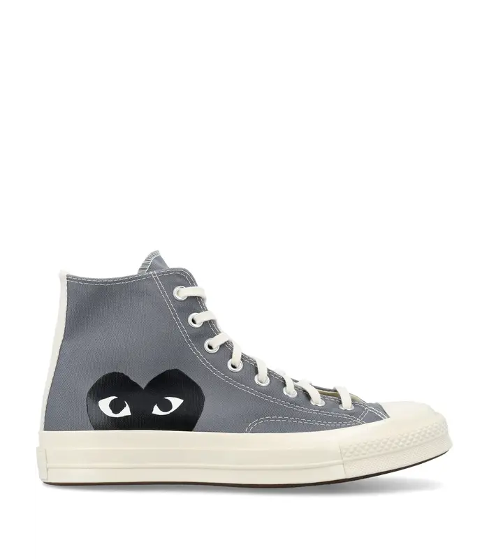 CHUCH TAYLOR 70 BLACK HEART HIGH TOP SNEAKERS GREY