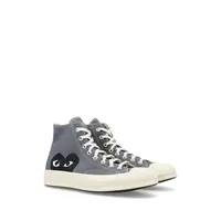 CHUCH TAYLOR 70 BLACK HEART HIGH TOP SNEAKERS GREY