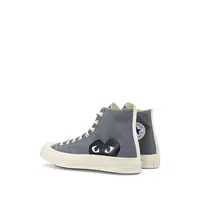 CHUCH TAYLOR 70 BLACK HEART HIGH TOP SNEAKERS GREY